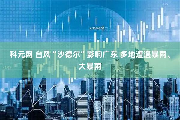 科元网 台风“沙德尔”影响广东 多地遭遇暴雨、大暴雨